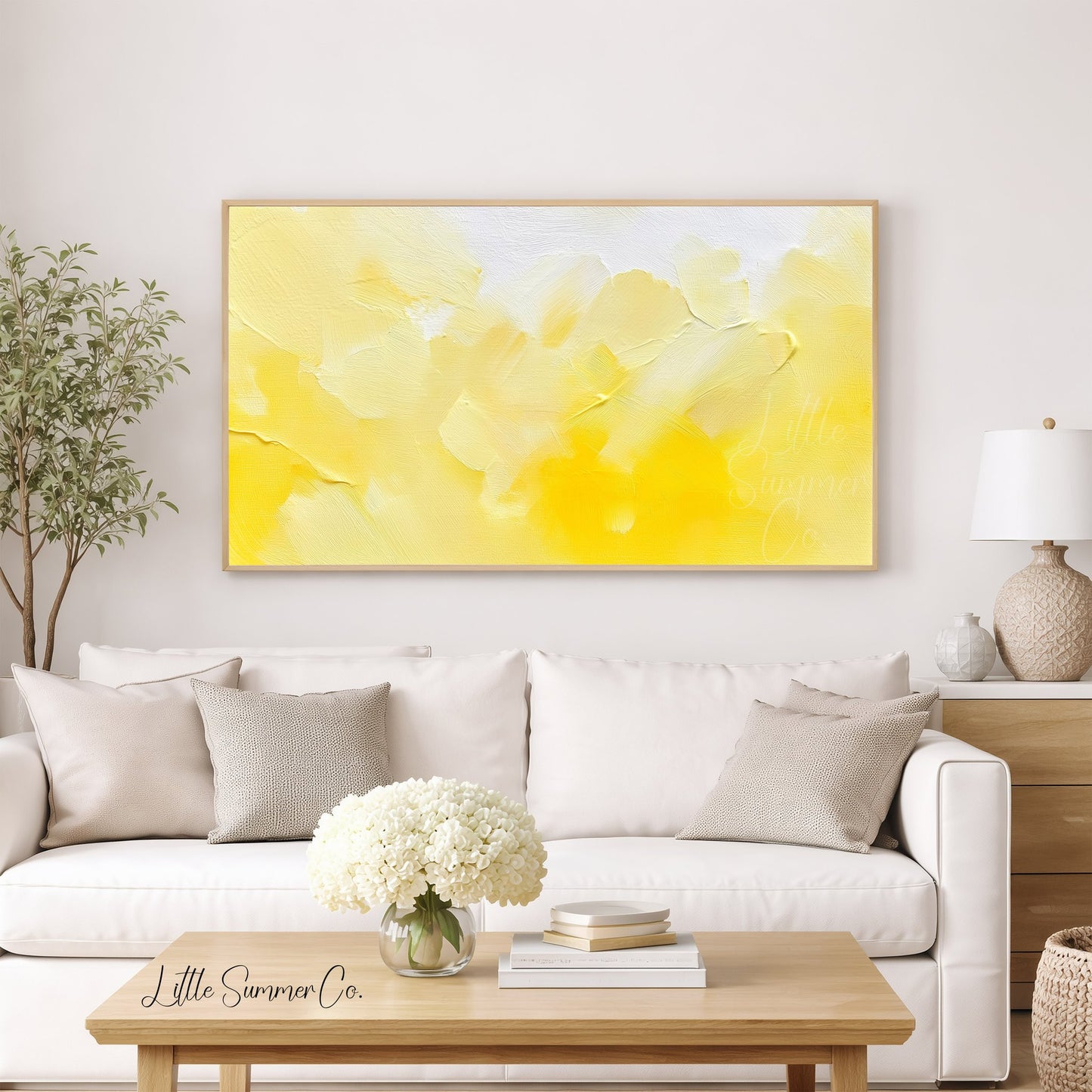 Sunshine Frame TV Art displayed on a TV