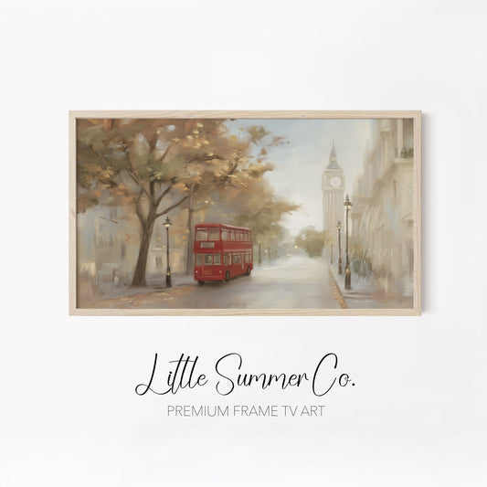 Timeless City Scenes Frame TV Art Bundle displayed on a TV