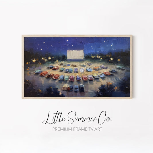 Movie Night Frame TV Art Bundle displayed on a TV