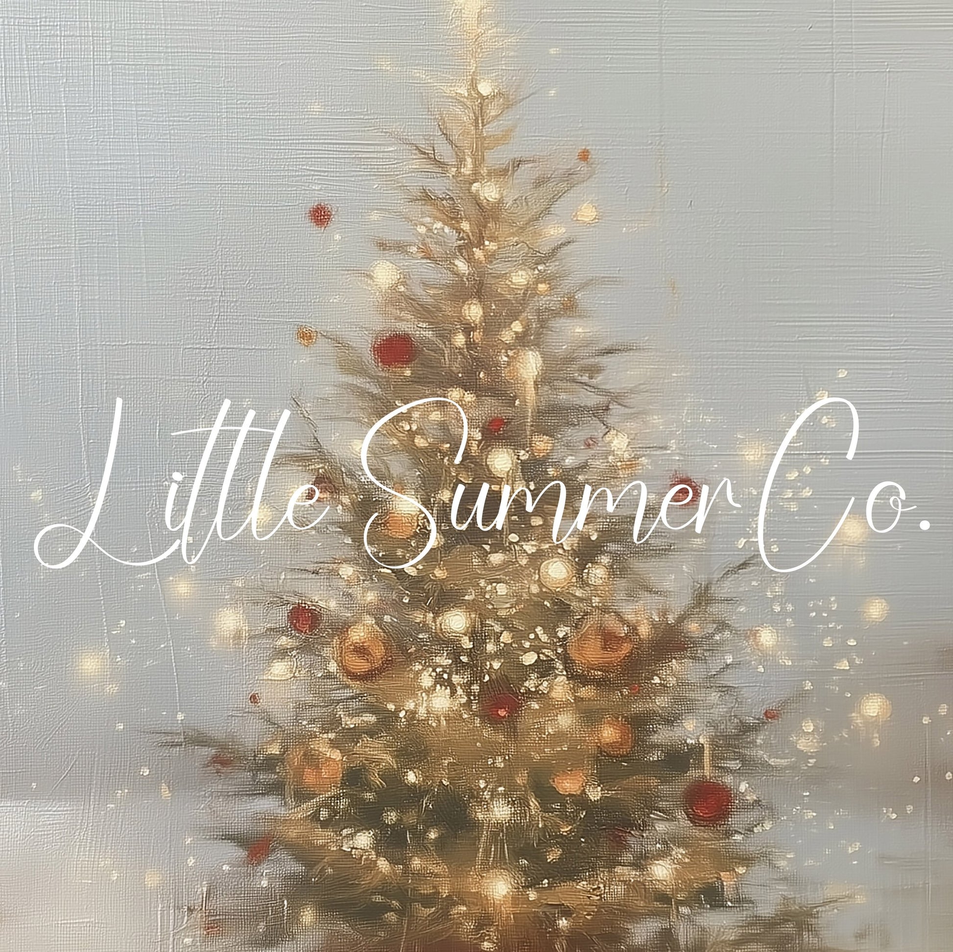 Decorated Christmas Tree Frame TV Art displayed on a TV