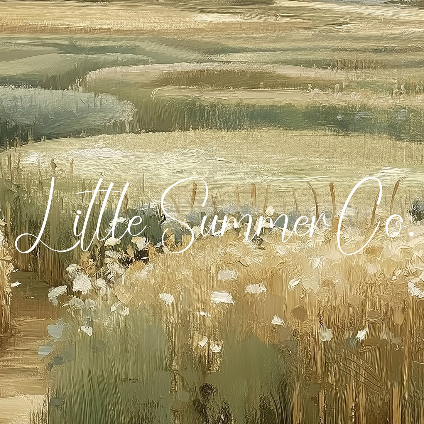 Meadow Pond Path Frame TV Art displayed on a TV