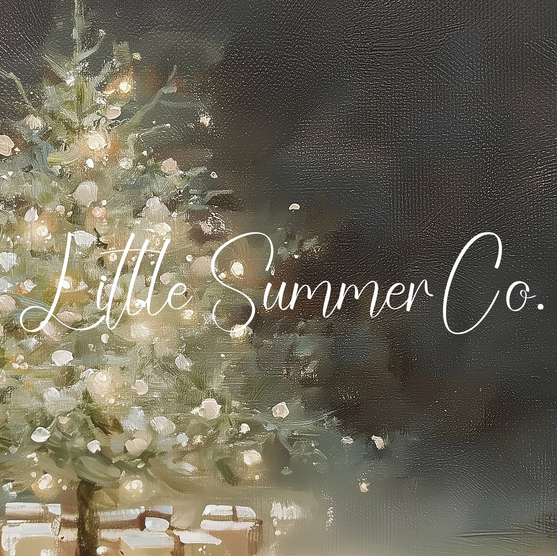 Christmas Tree Gifts Frame TV Art displayed on a TV
