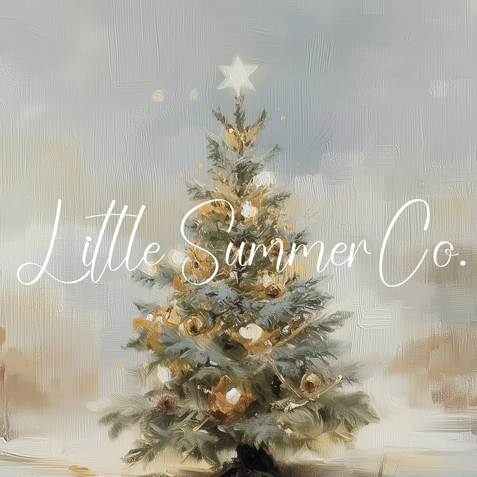 Star Topped Christmas Tree Frame TV Art displayed on a TV