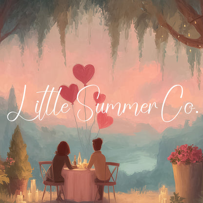 Romantic Dinner Frame TV Art displayed on a TV