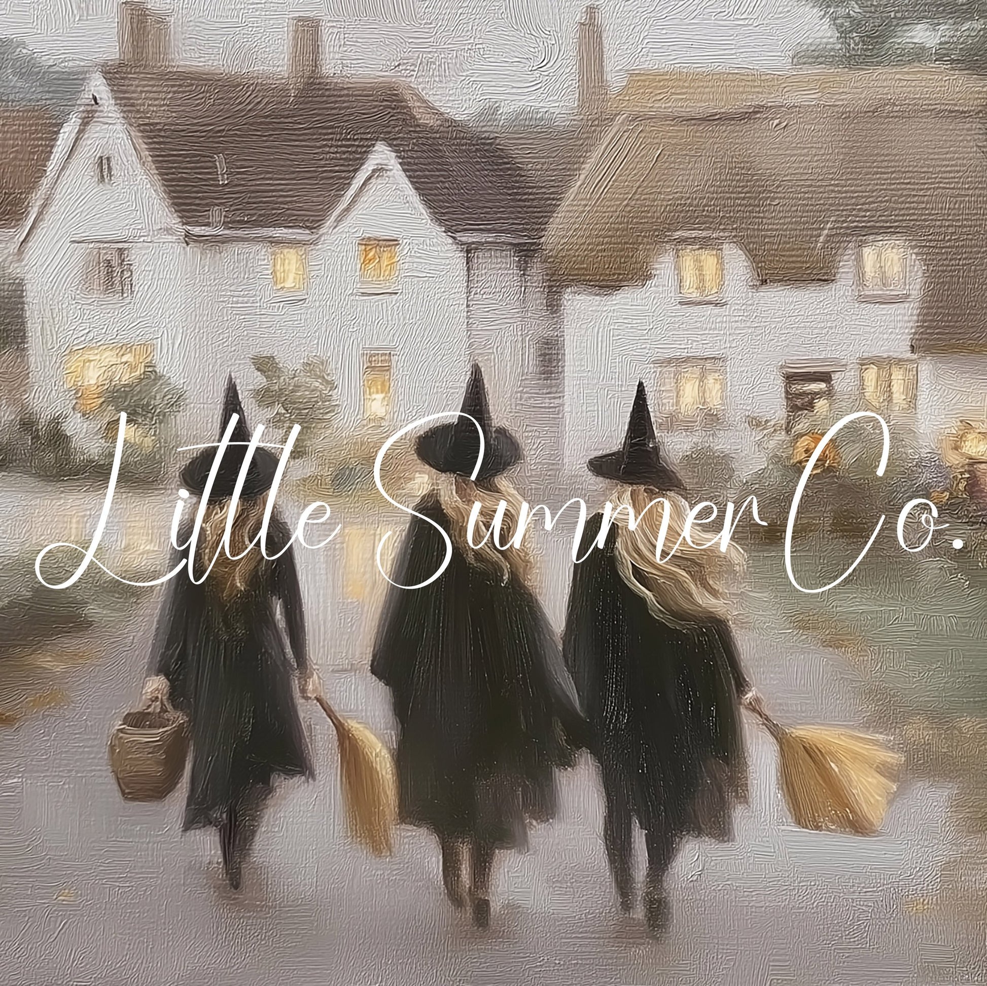 Three Witches Frame TV Art displayed on a TV