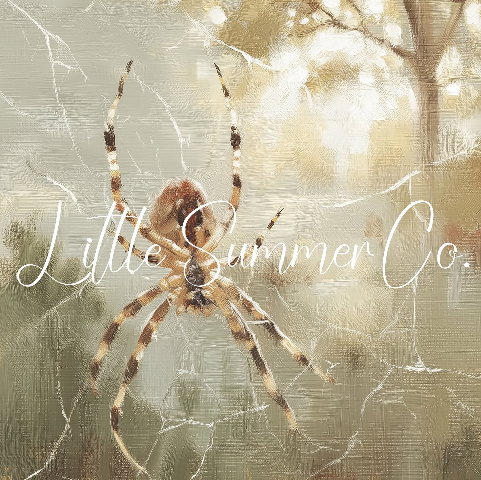 Spider Web Frame TV Art displayed on a TV