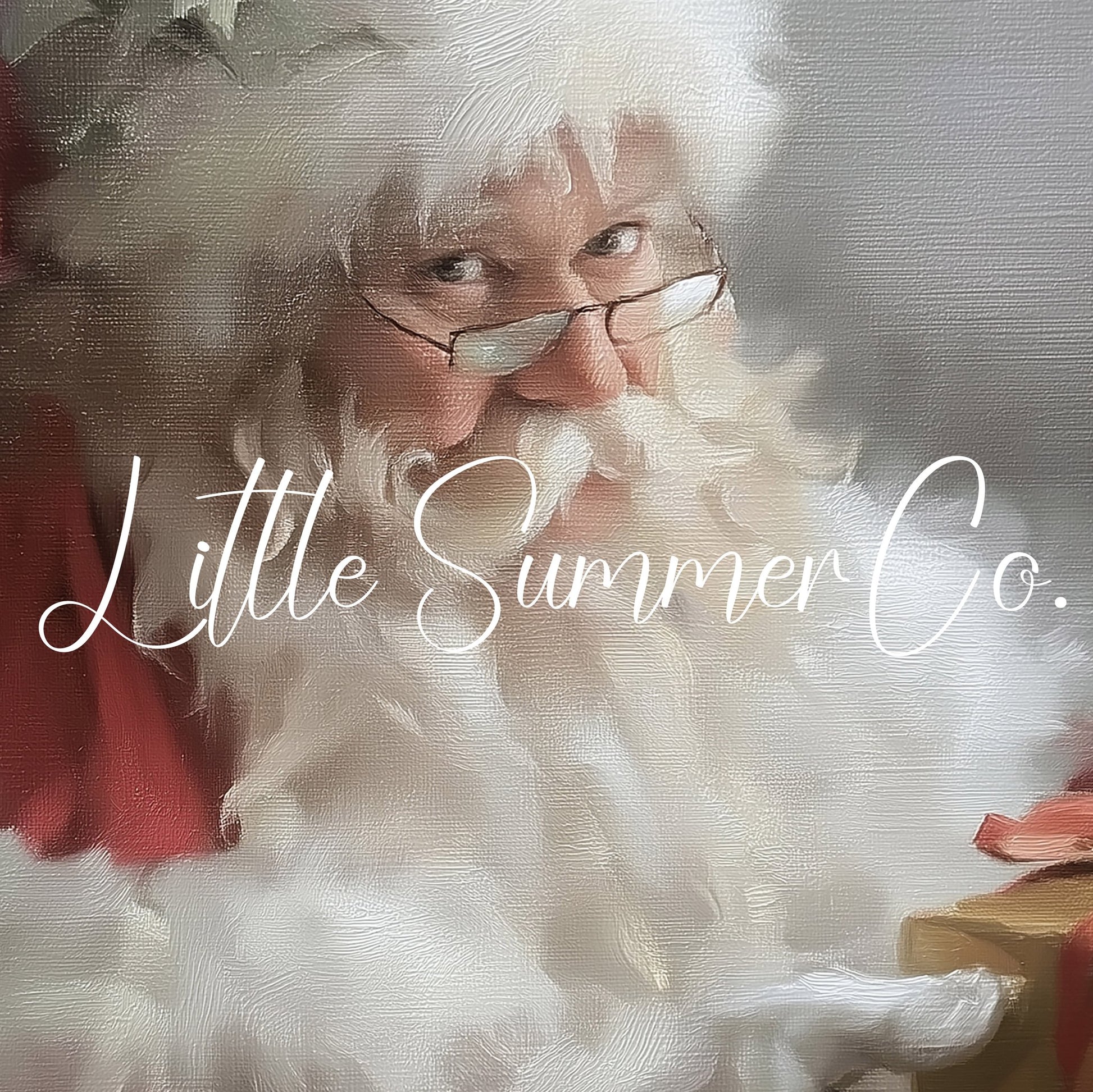 Santa Gift Box Frame TV Art displayed on a TV