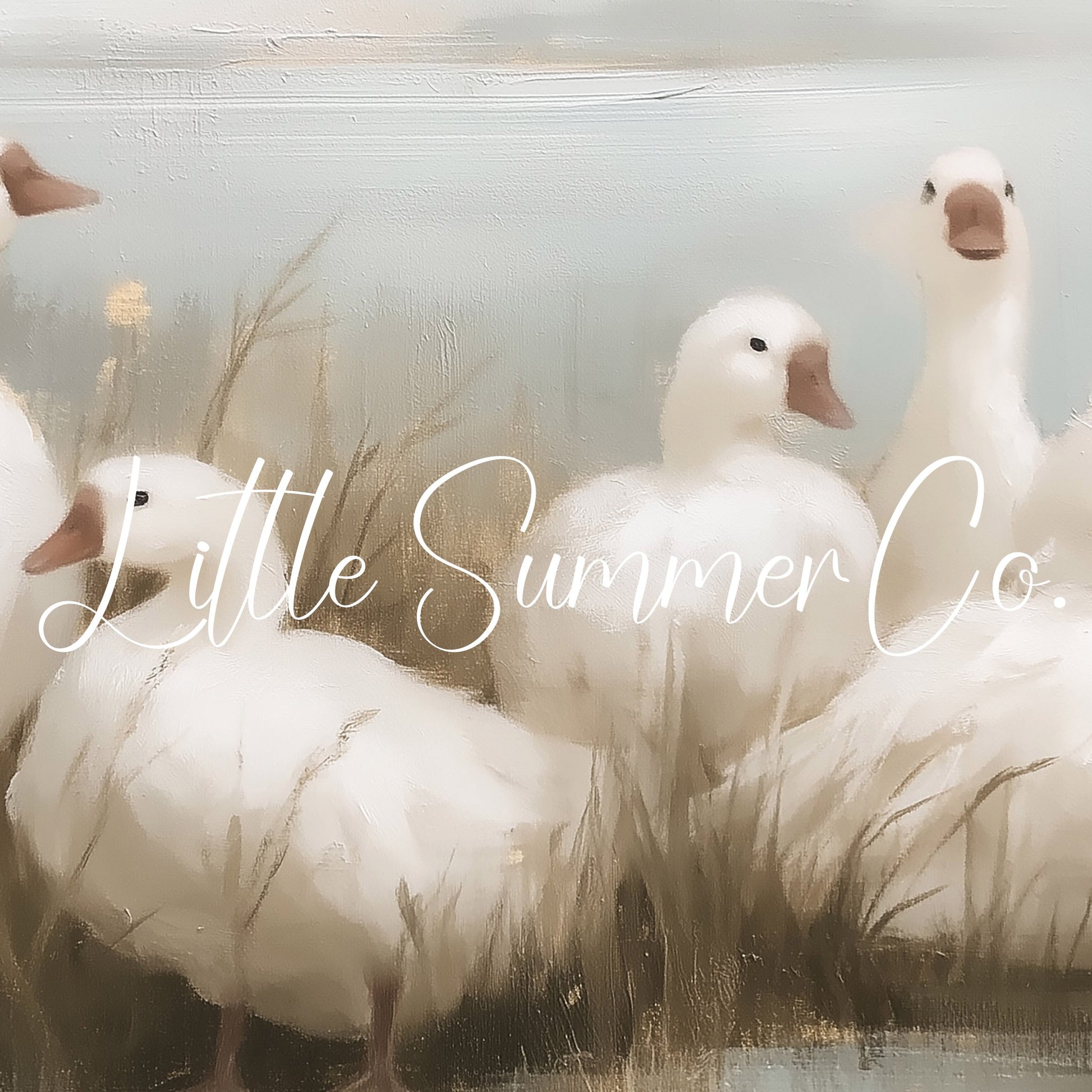 Six Geese a-Laying Frame TV Art displayed on a TV