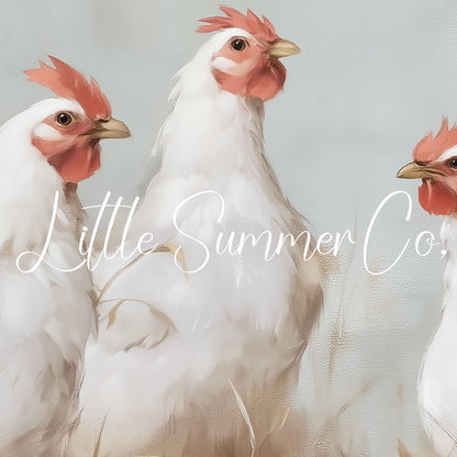 Three French Hens Frame TV Art displayed on a TV