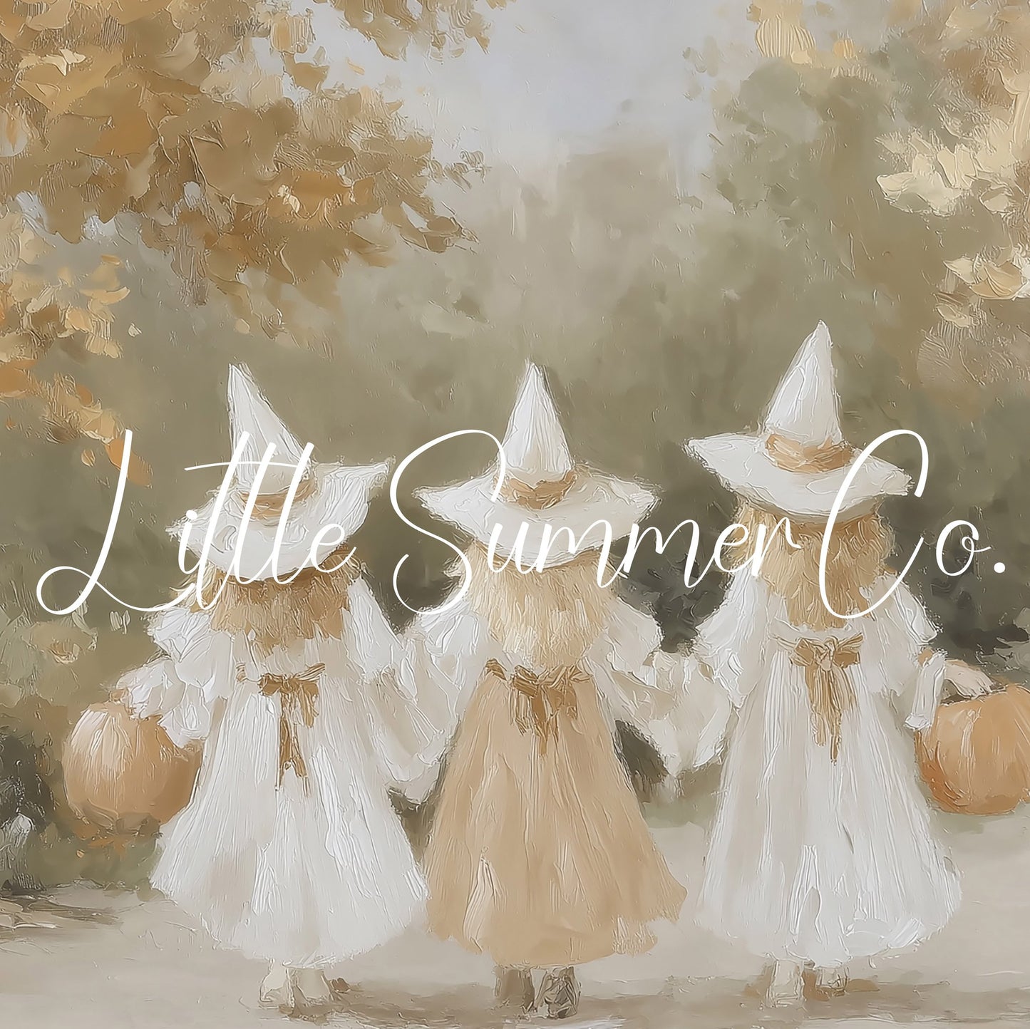 Witch Girls Frame TV Art displayed on a TV