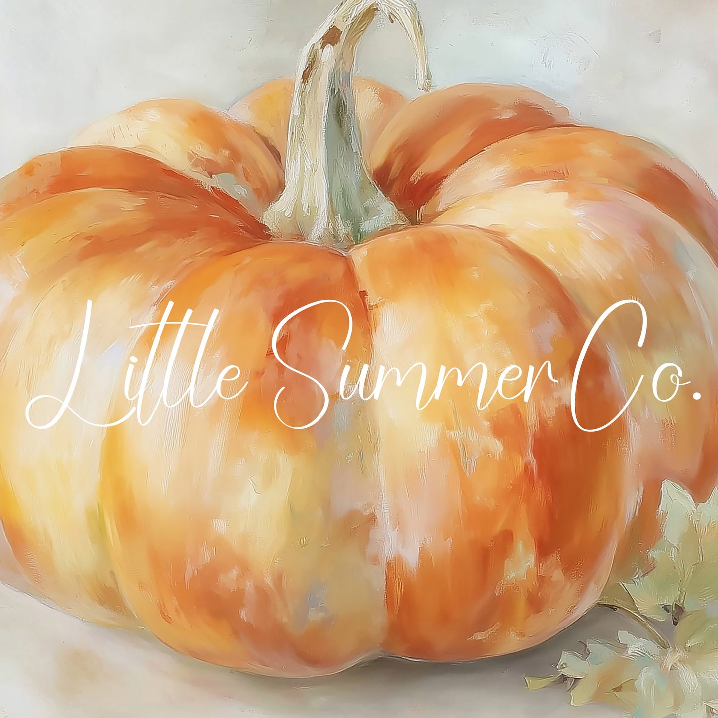 Pumpkin Frame TV Art displayed on a TV