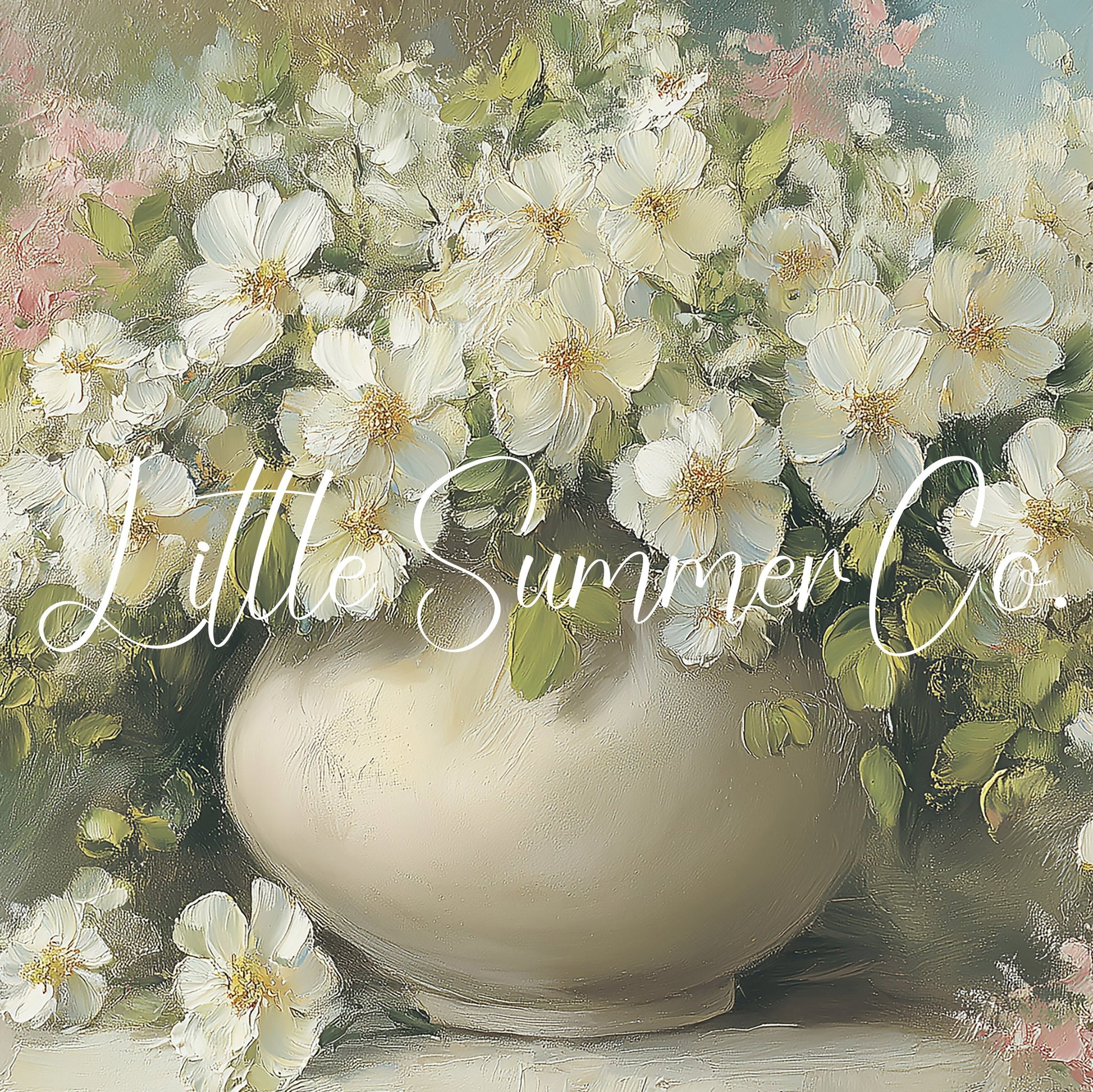 Blossom Vase Bouquet Frame TV Art displayed on a TV