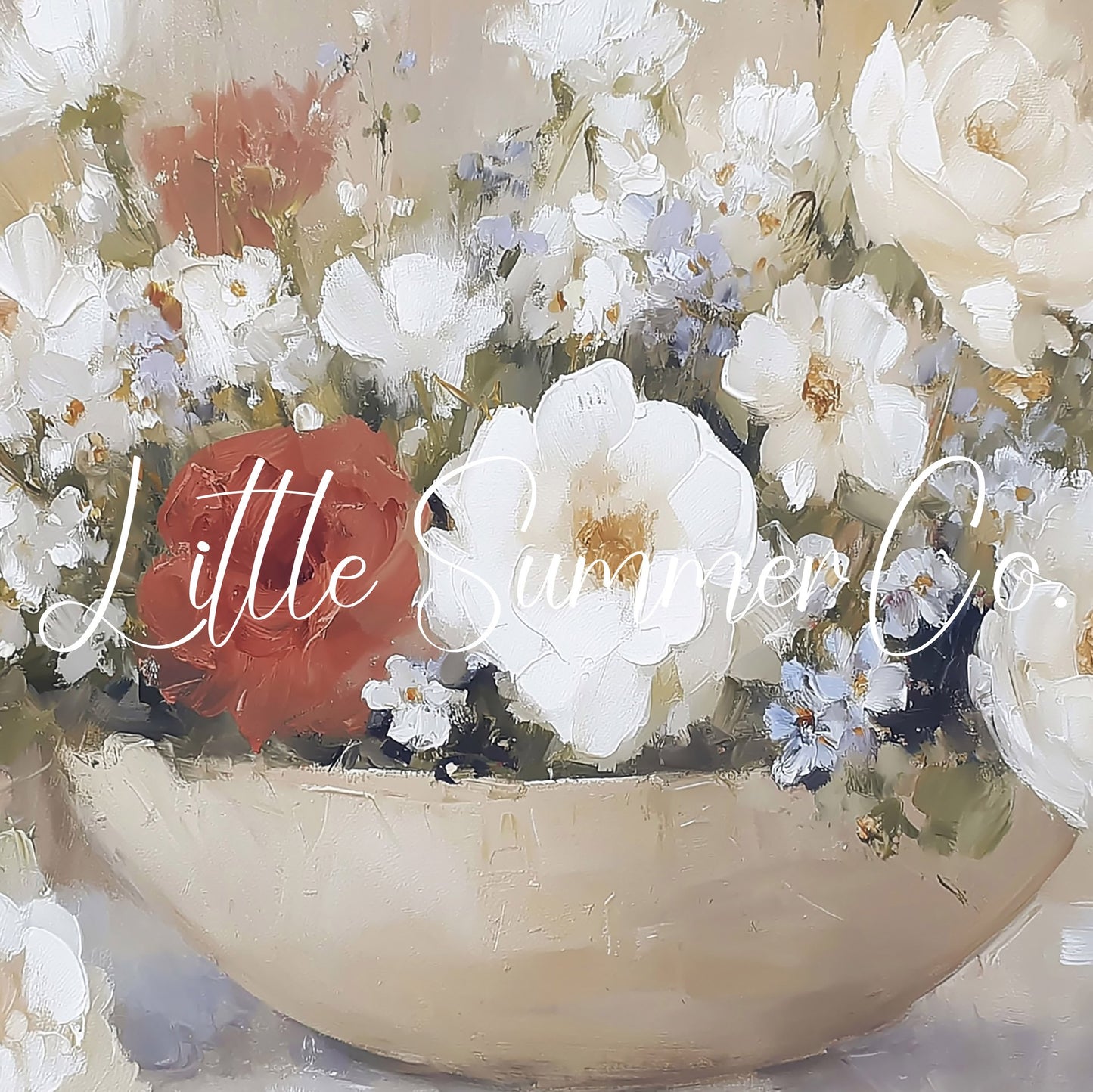 Rose Bowl Bouquet Frame TV Art displayed on a TV