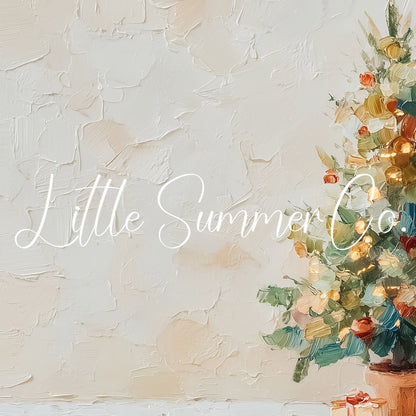 Potted Christmas Tree Frame TV Art displayed on a TV