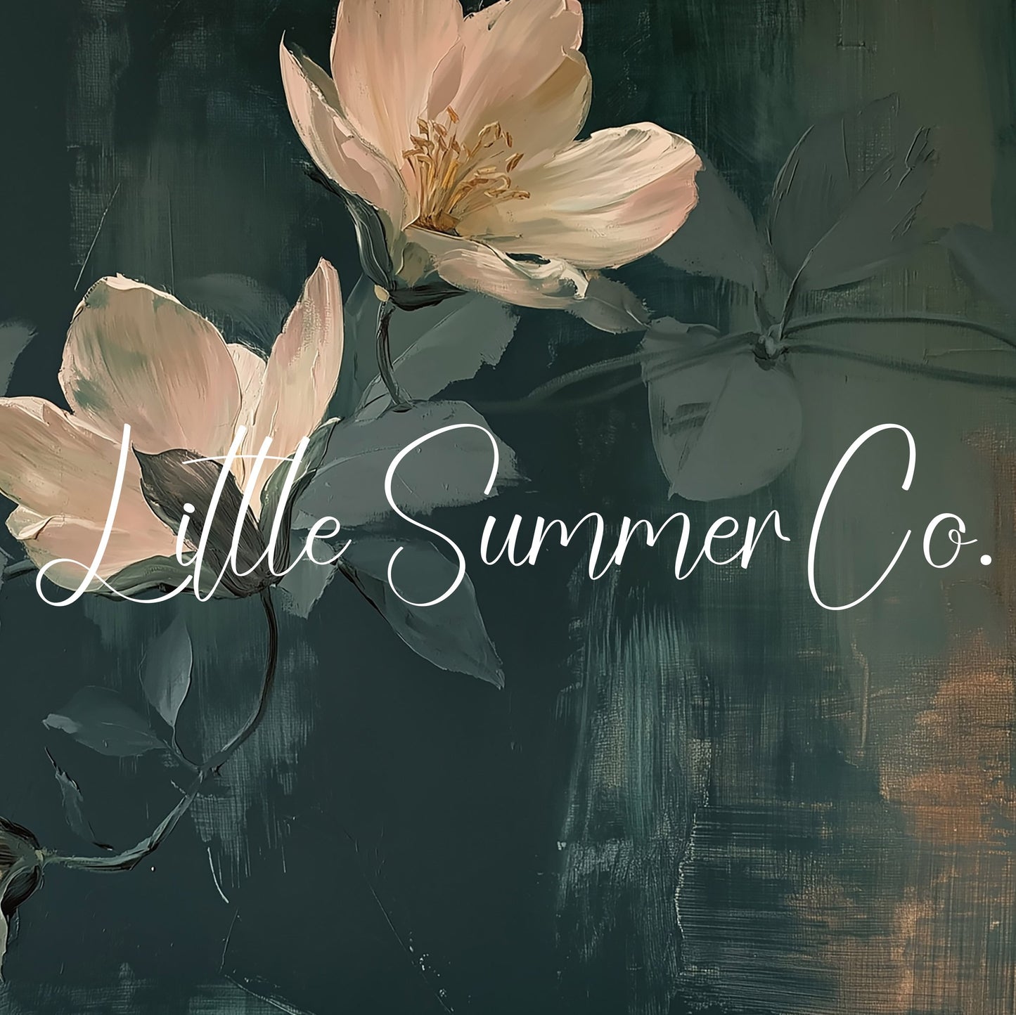 White Magnolia Blossoms Frame TV Art displayed on a TV