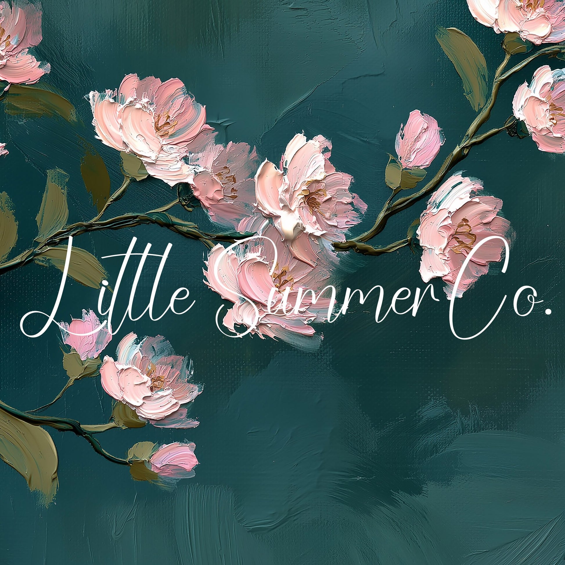 Pink Blossom Branch Frame TV Art displayed on a TV