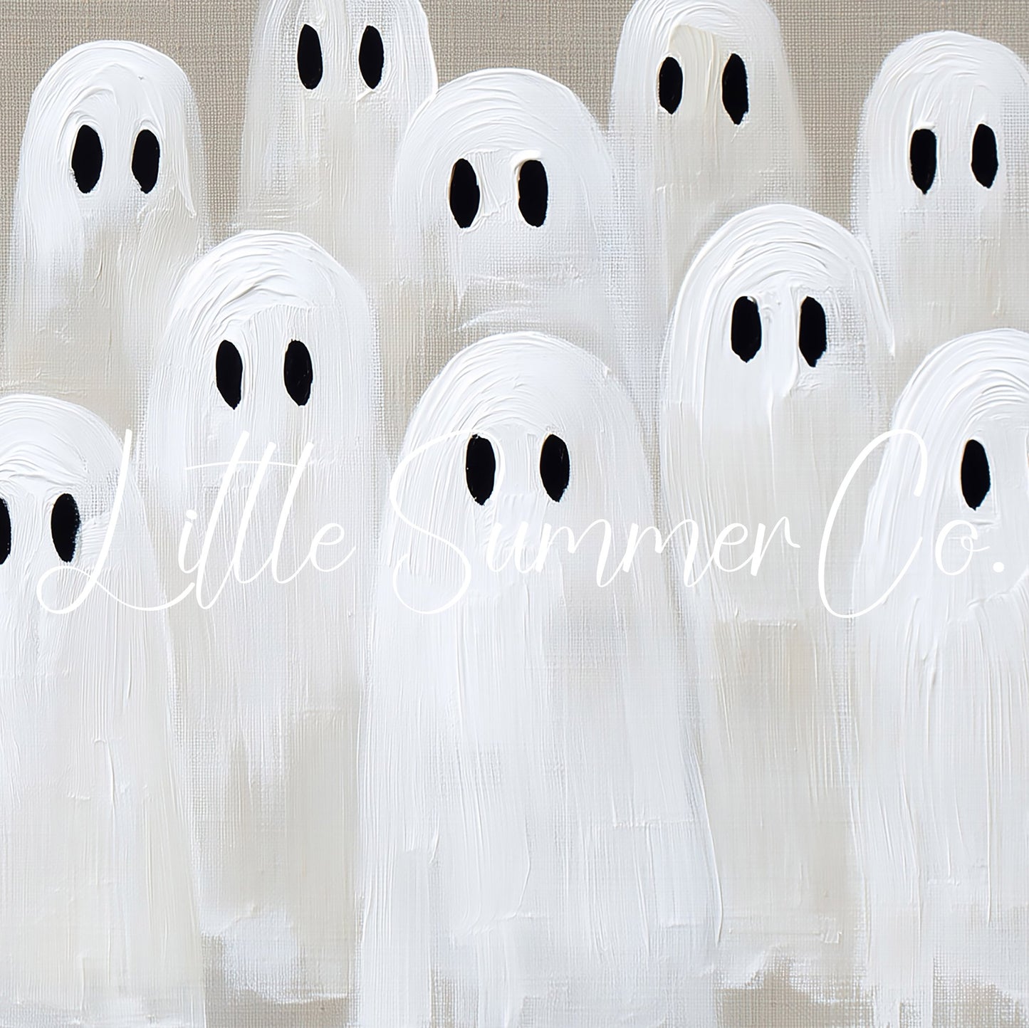 Ghost Gathering Frame TV Art displayed on a TV