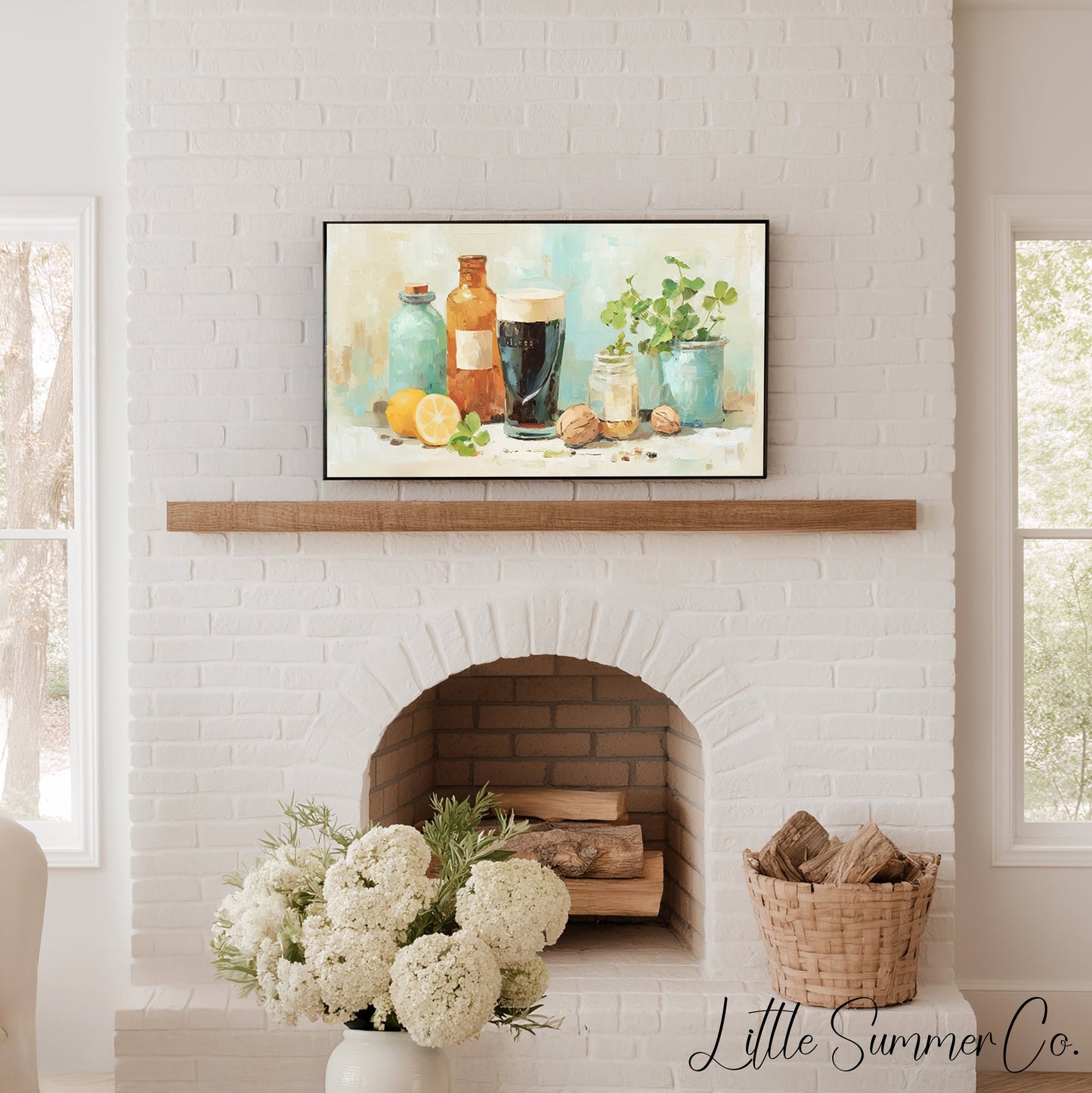 Irish Frame TV Art displayed on a TV