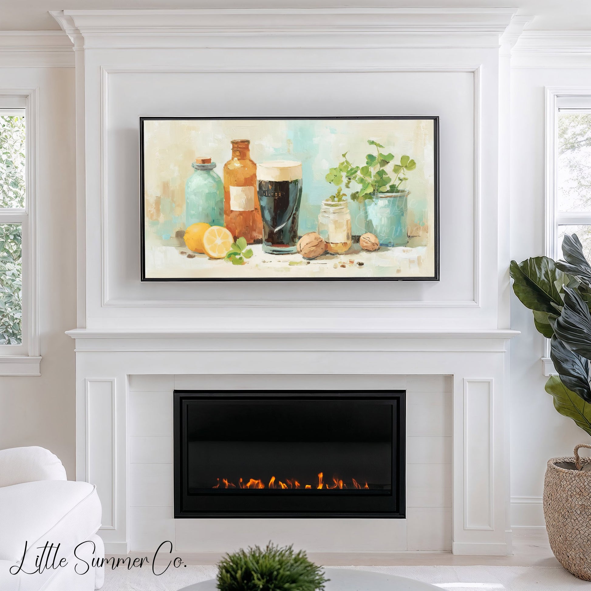Irish Frame TV Art displayed on a TV
