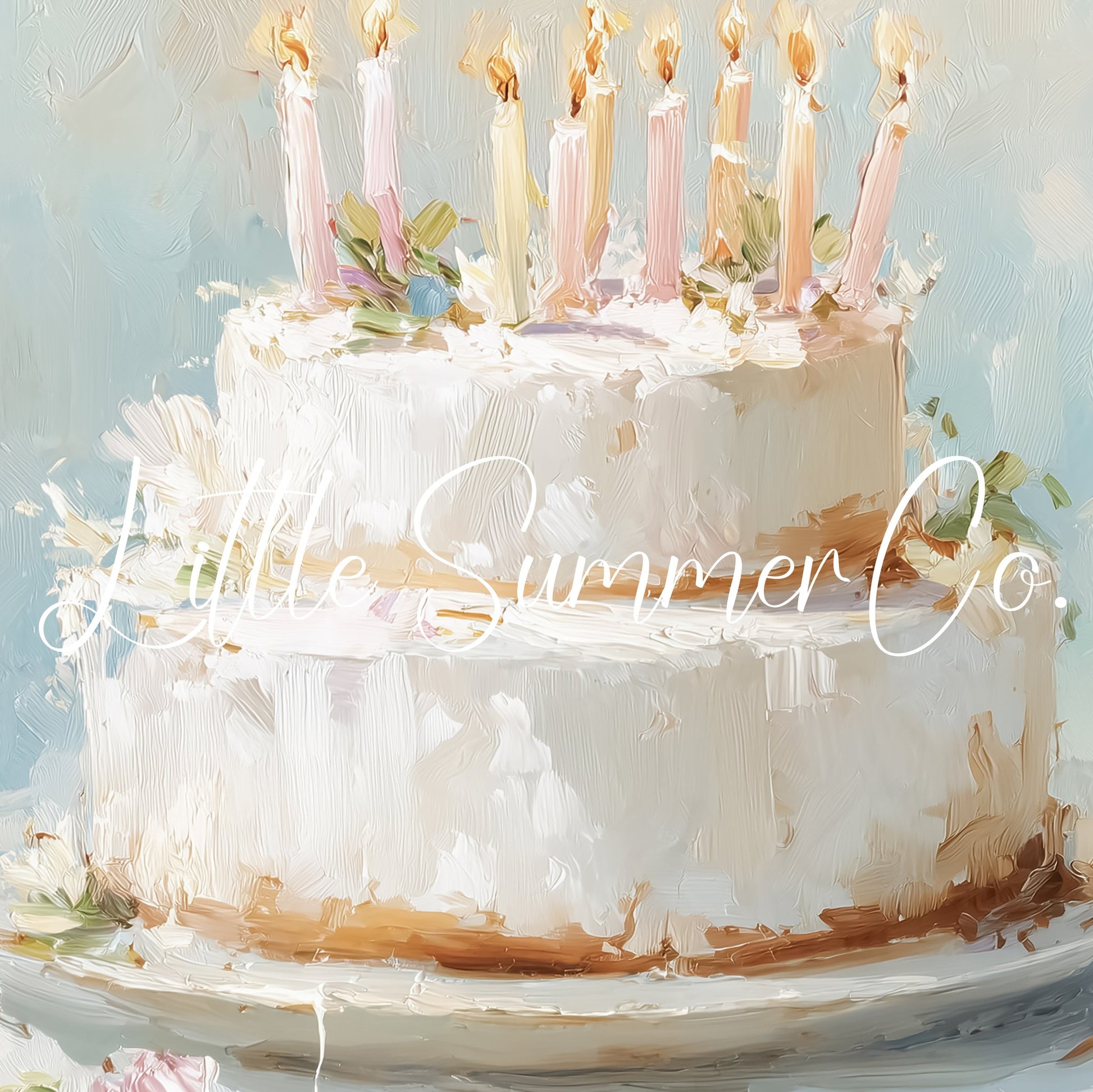 White Tiered Cake Frame TV Art displayed on a TV