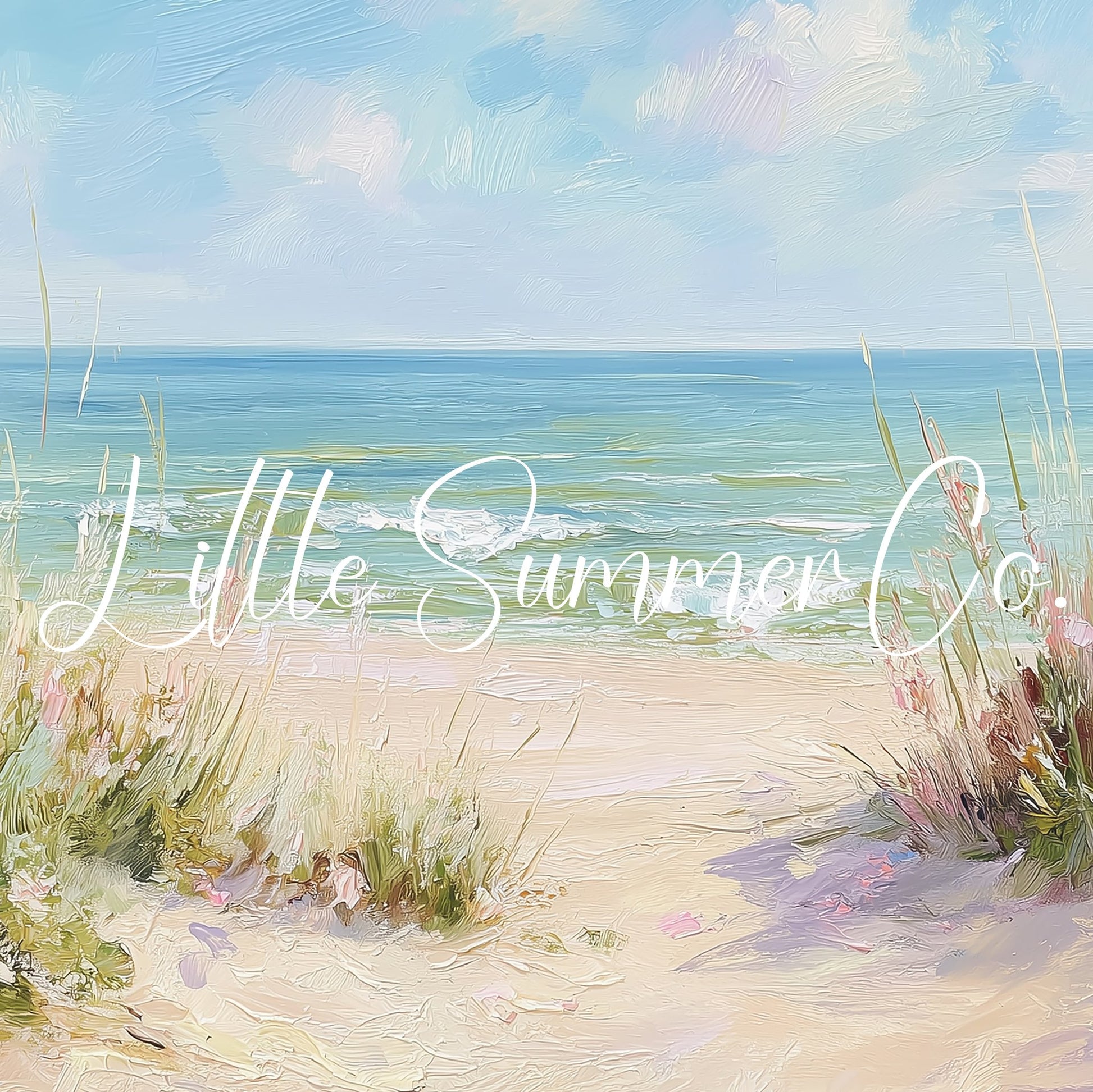 Sea Grass Beach Path Frame TV Art displayed on a TV
