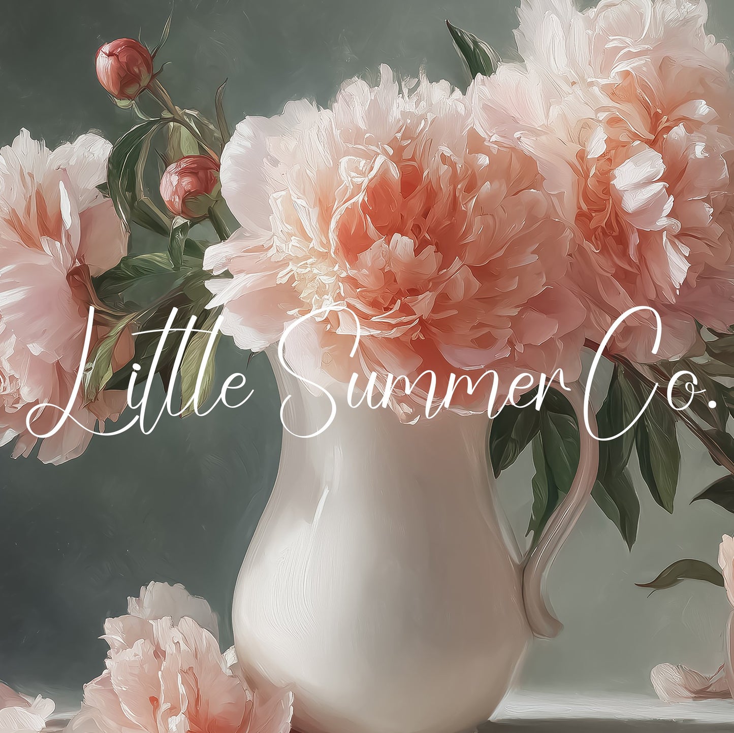 Pink Peonies Frame TV Art displayed on a TV
