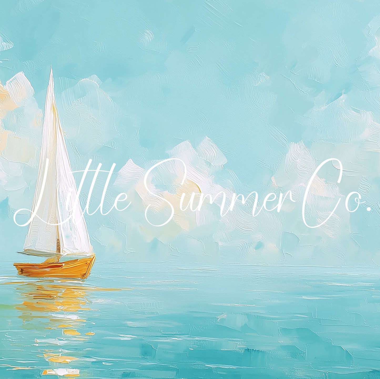 White Sailboat Frame TV Art displayed on a TV
