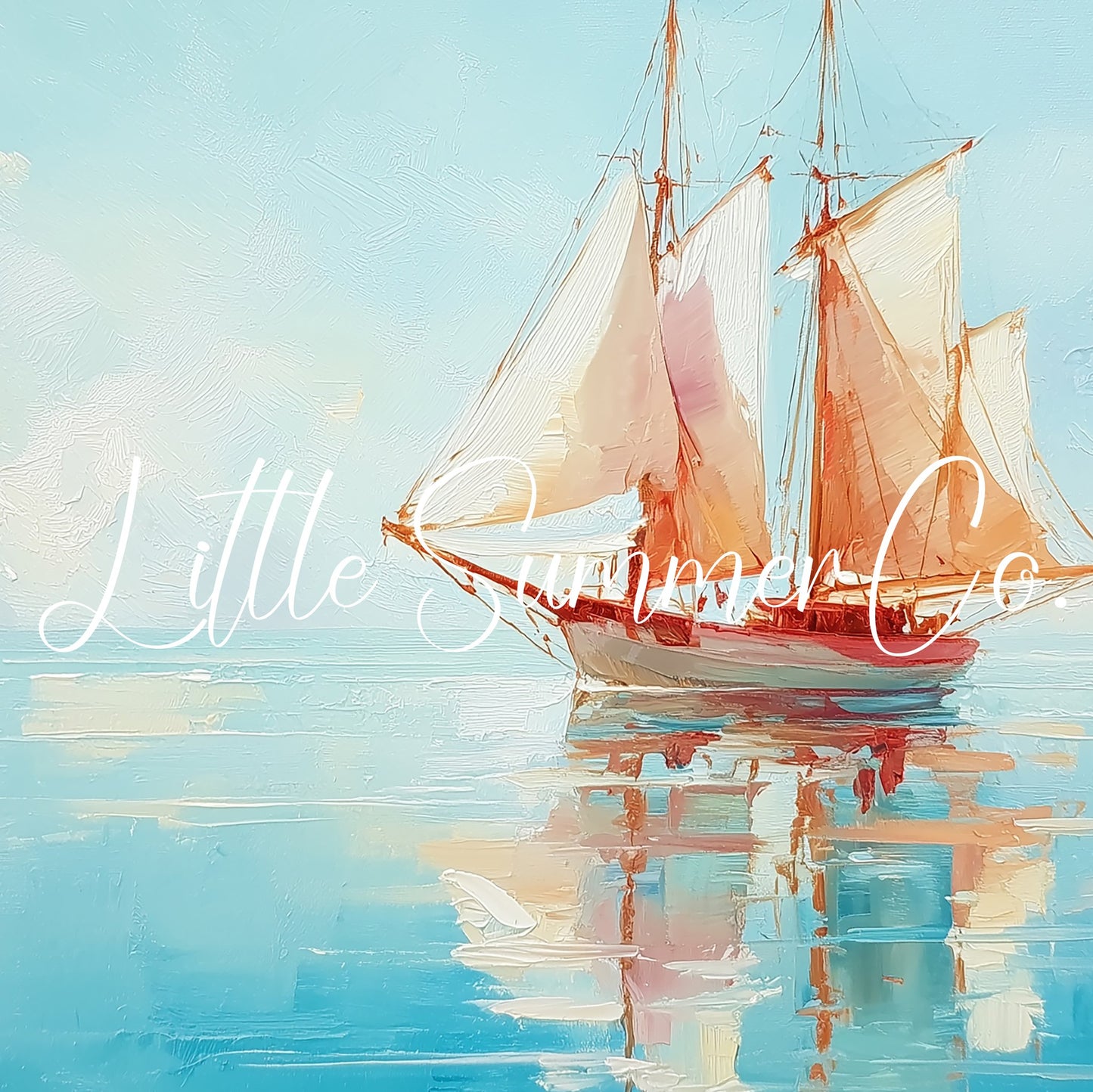 Sailing Ship Frame TV Art displayed on a TV