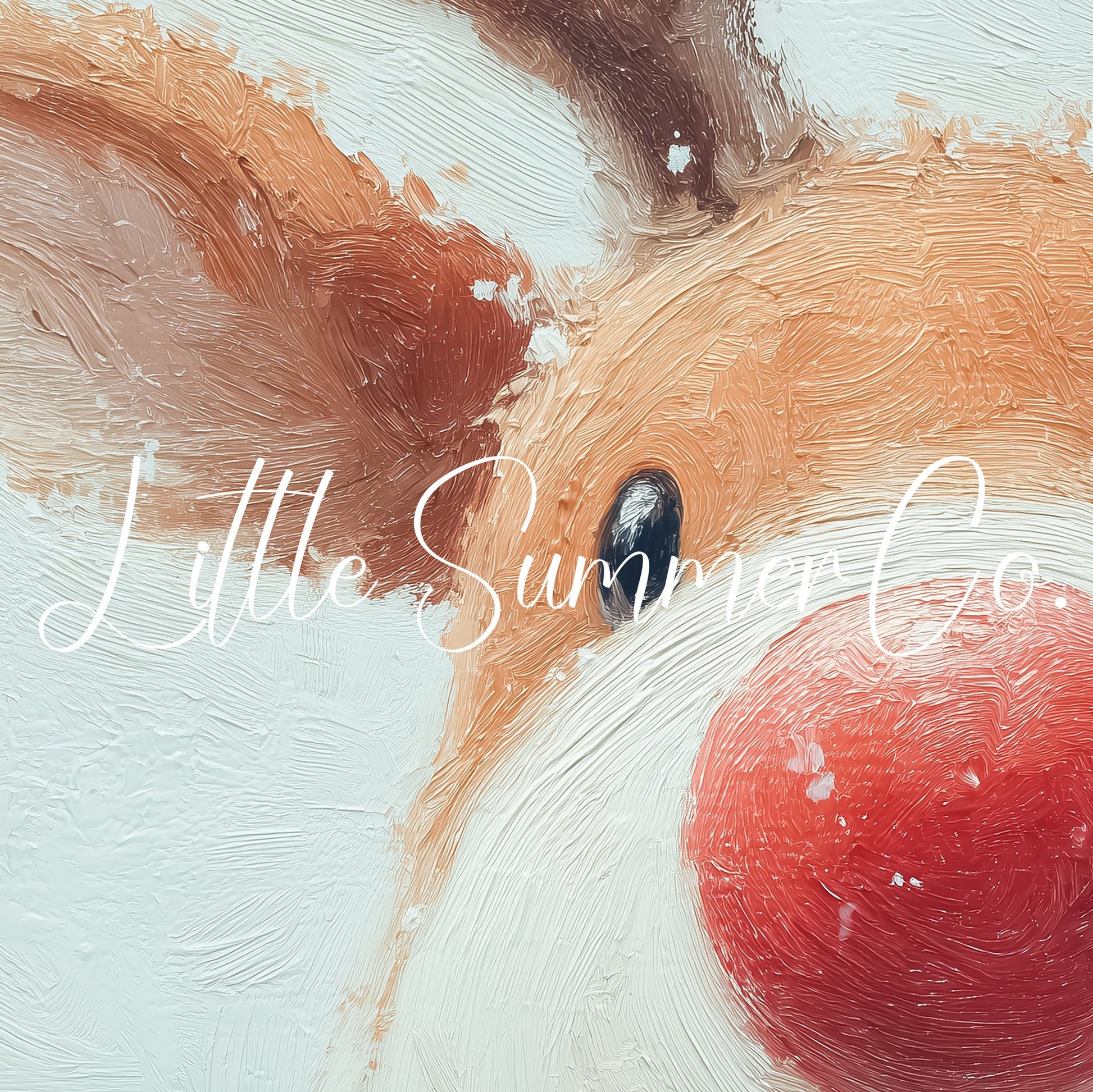 Rudolph Red Nose Reindeer Frame TV Art displayed on a TV