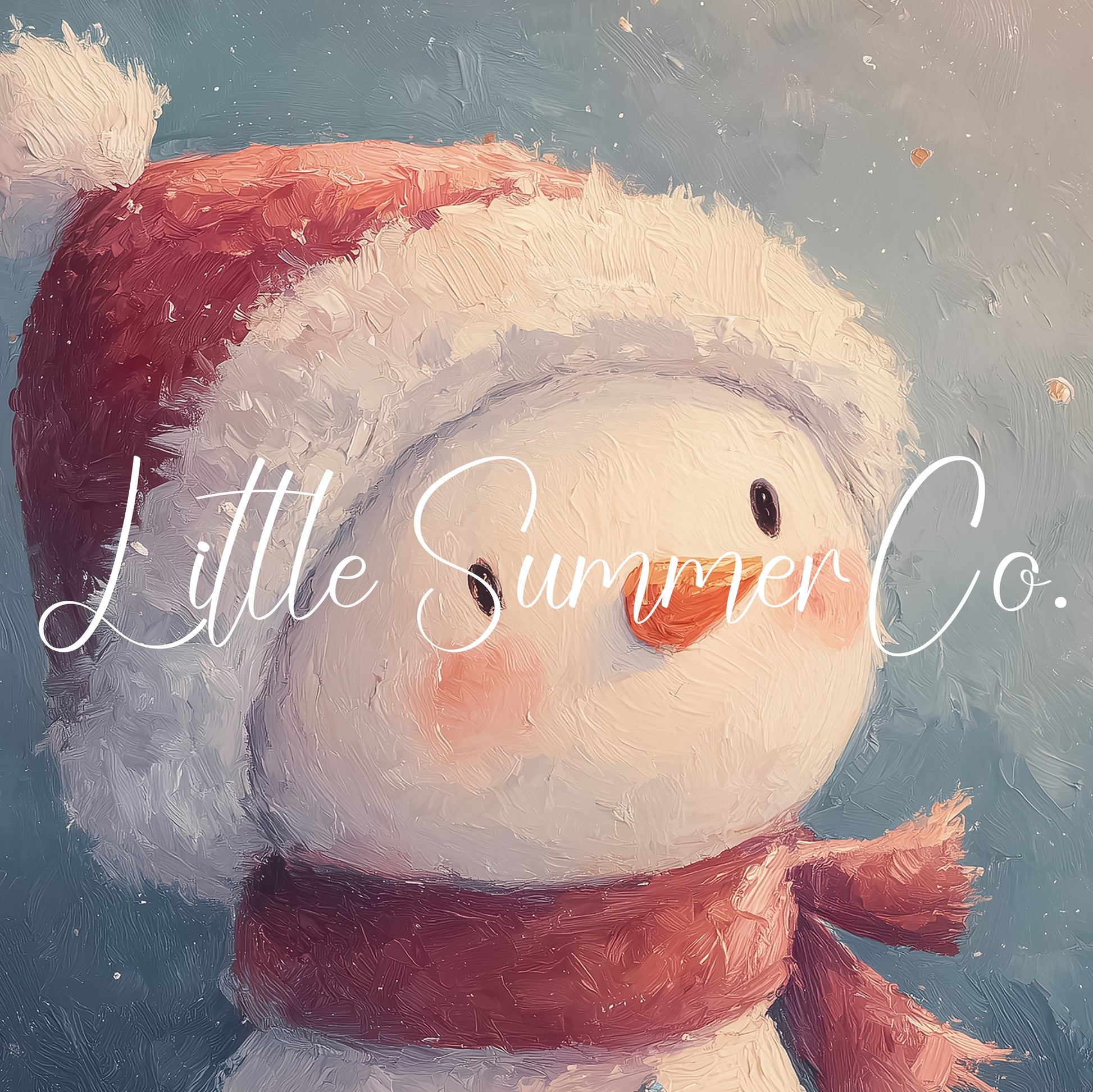 Cute Snowman Frame TV Art displayed on a TV