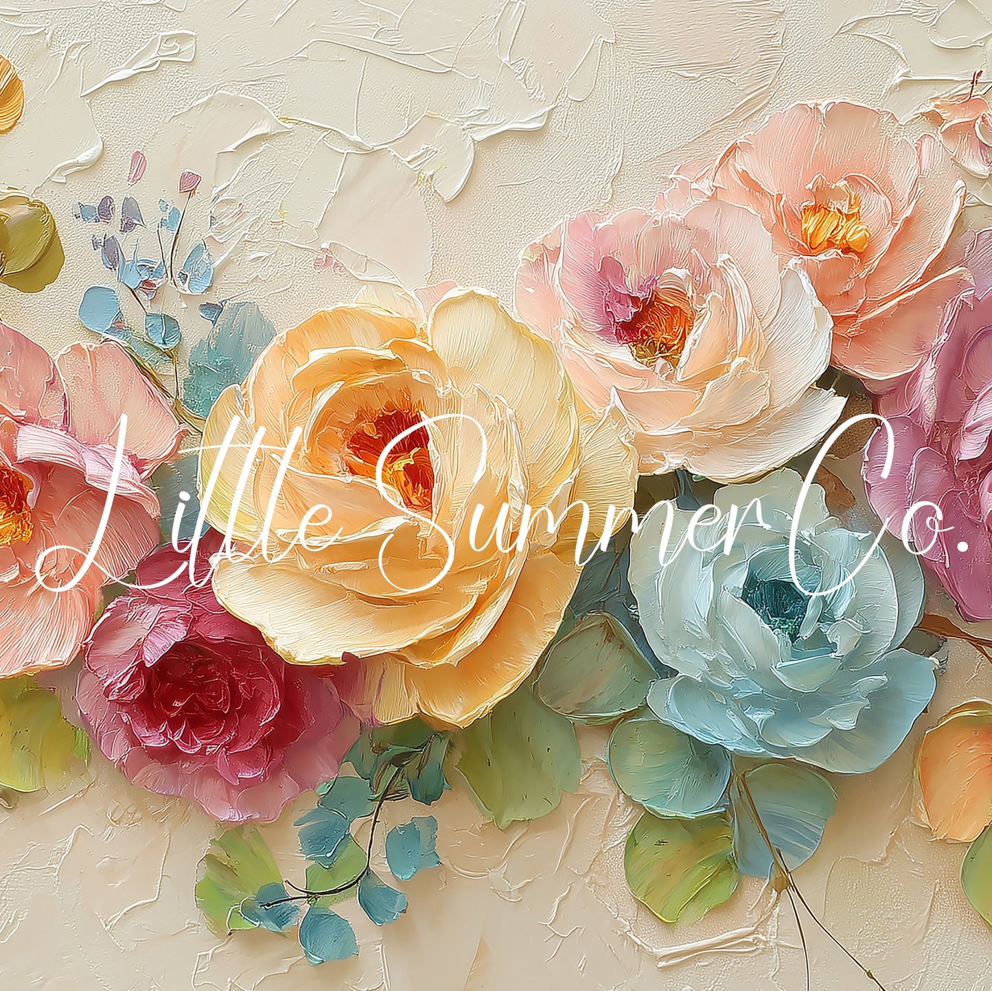 Colourful Roses Arrangement Frame TV Art displayed on a TV