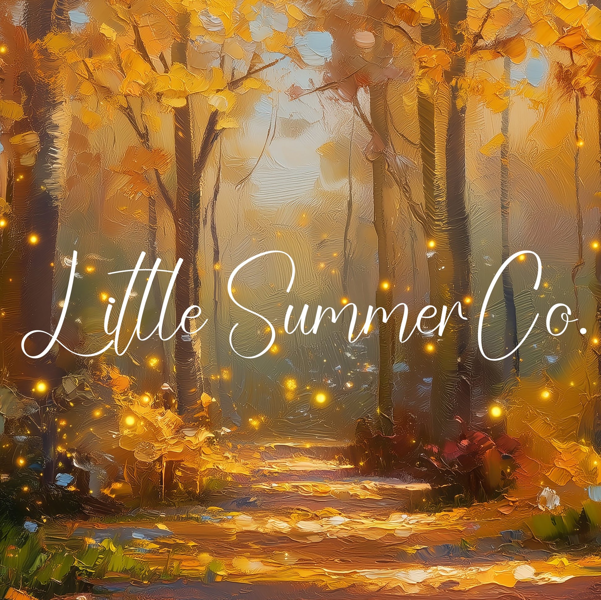 Glowing Autumn Forest Path Frame TV Art displayed on a TV