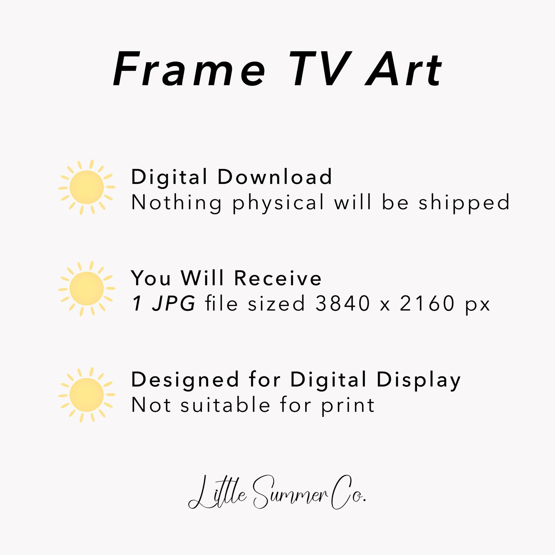 Golden Rolling Hills Frame TV Art displayed on a TV