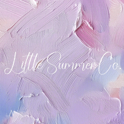 Pastel Lilac Frame TV Art displayed on a TV