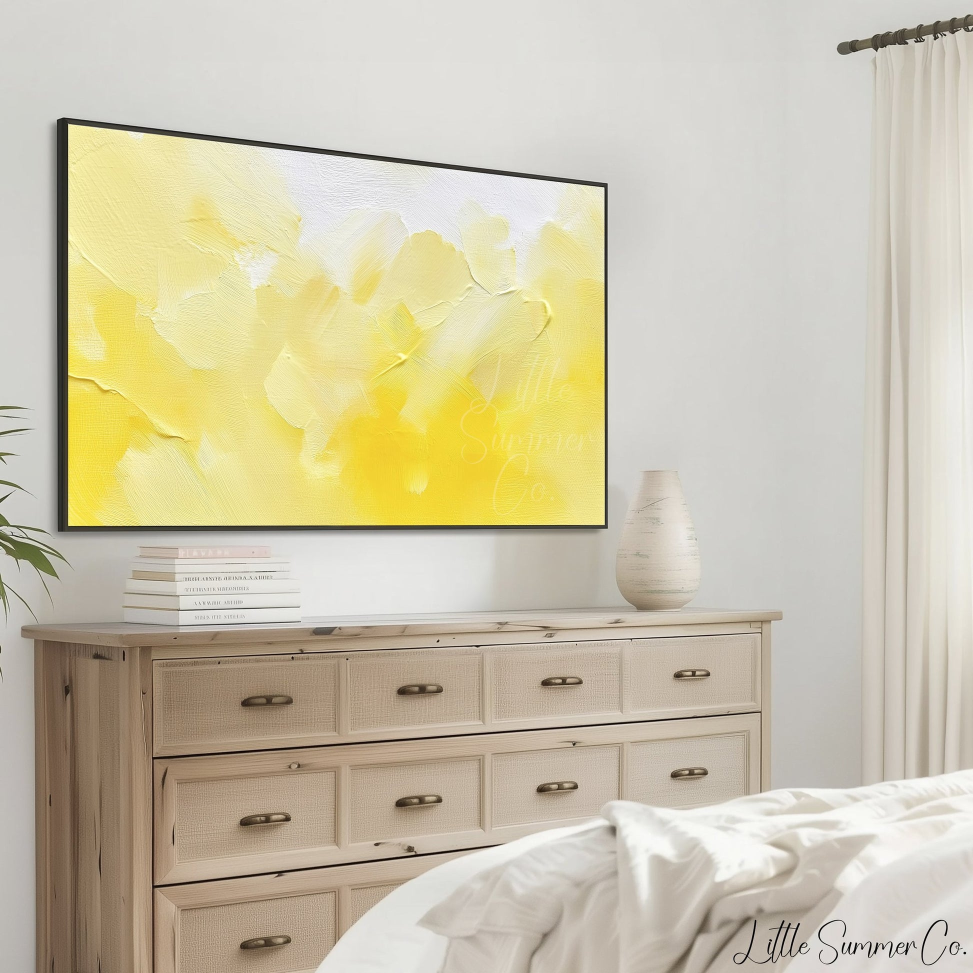 Sunshine Frame TV Art displayed on a TV