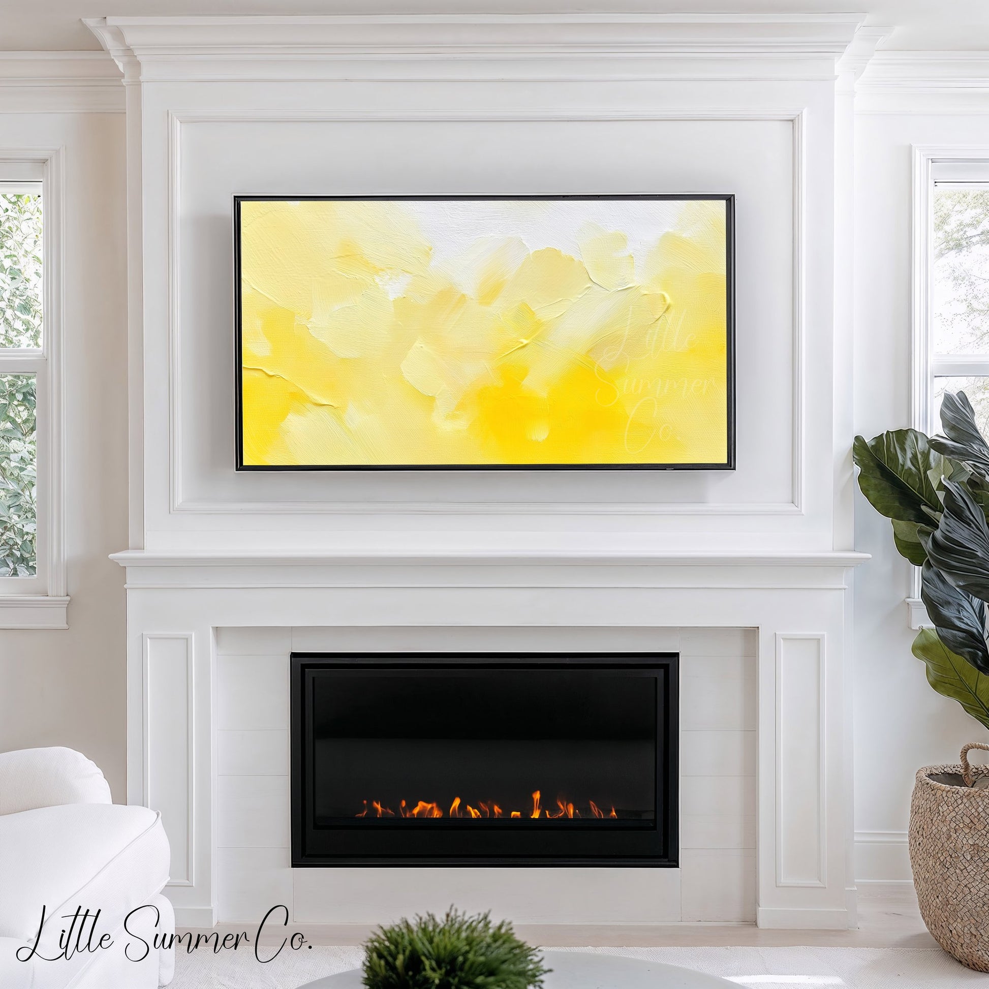Sunshine Frame TV Art displayed on a TV