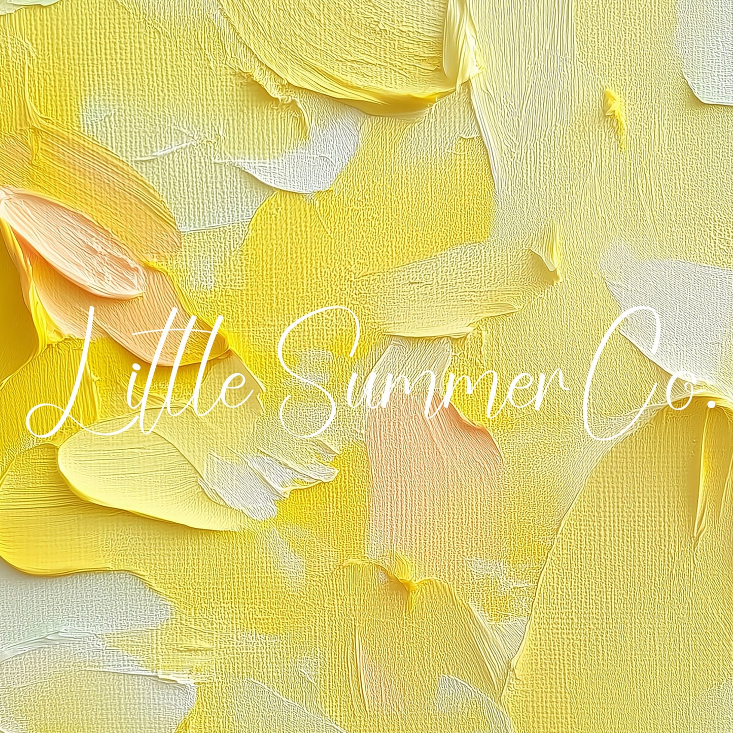 Sunny Yellow Brushstroke Frame TV Art displayed on a TV