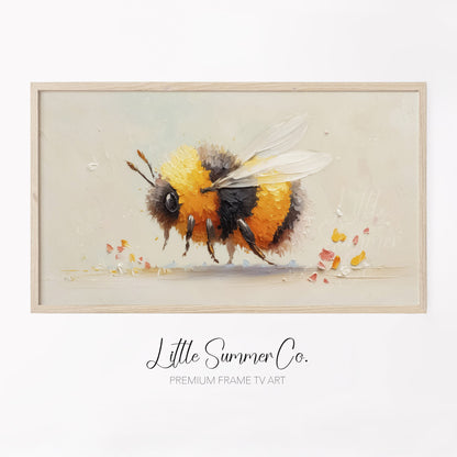 Bumblebee Frame TV Art displayed on a TV