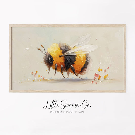 Bumblebee Frame TV Art displayed on a TV