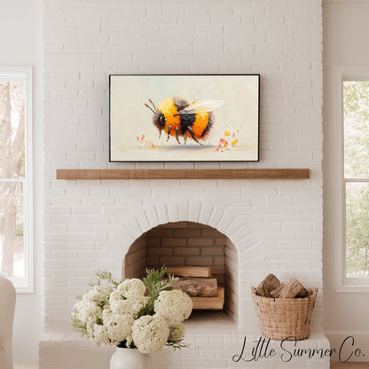 Bumblebee Frame TV Art displayed on a TV