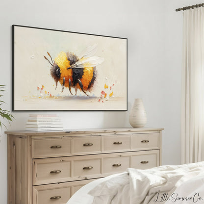 Bumblebee Frame TV Art displayed on a TV