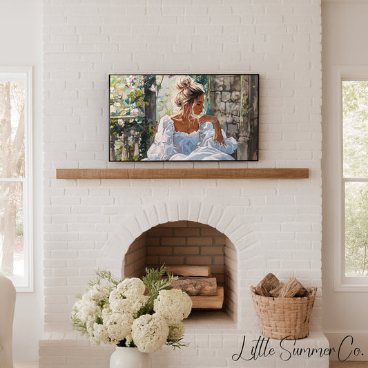 Enchanted Princess Frame TV Art displayed on a TV