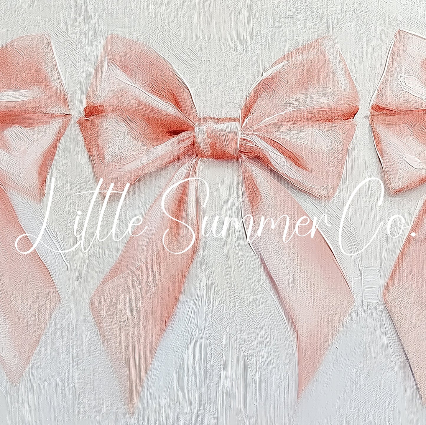Pink Ribbon Bows Frame TV Art displayed on a TV