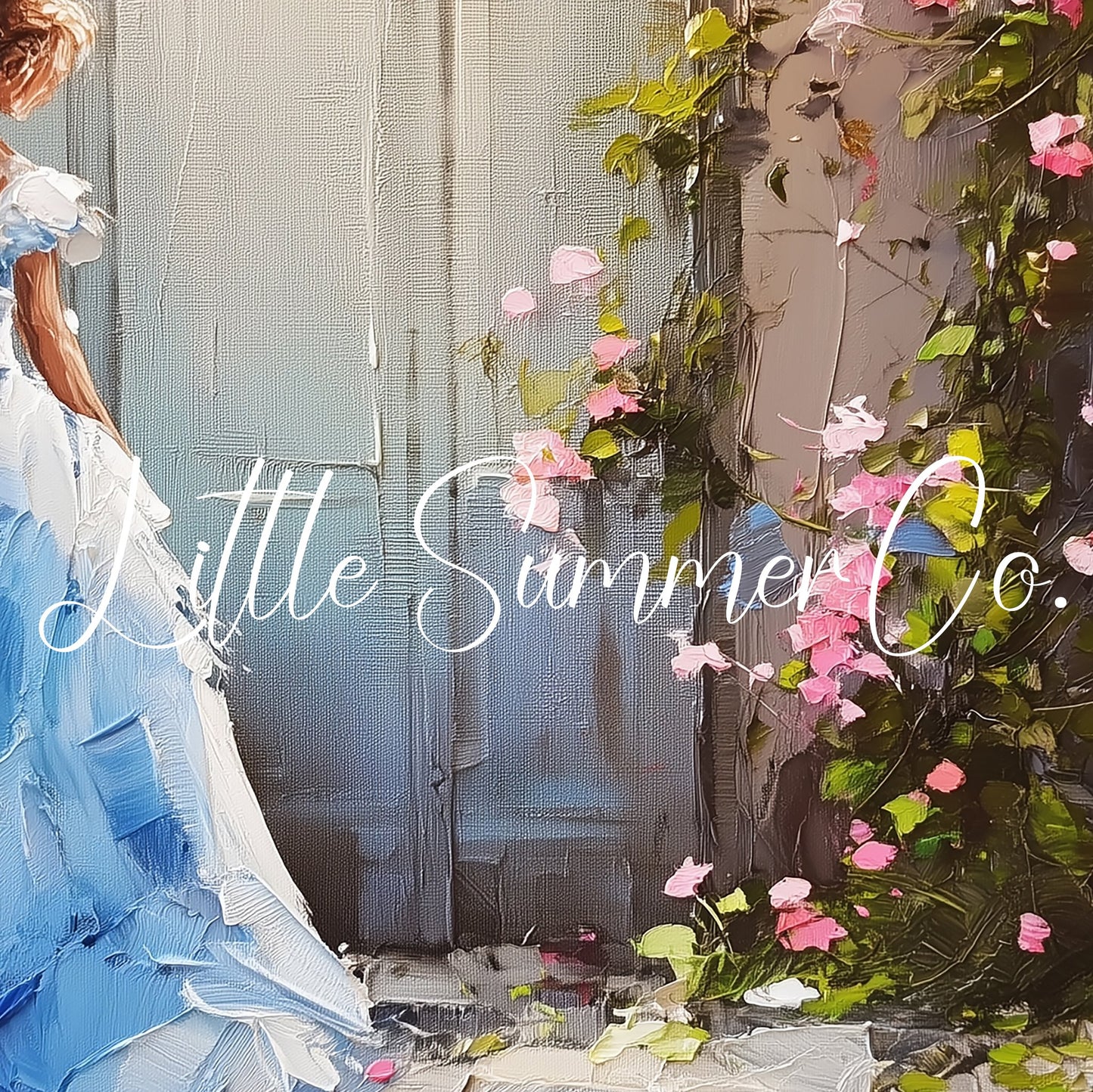 Fairy Tale Princess Frame TV Art displayed on a TV