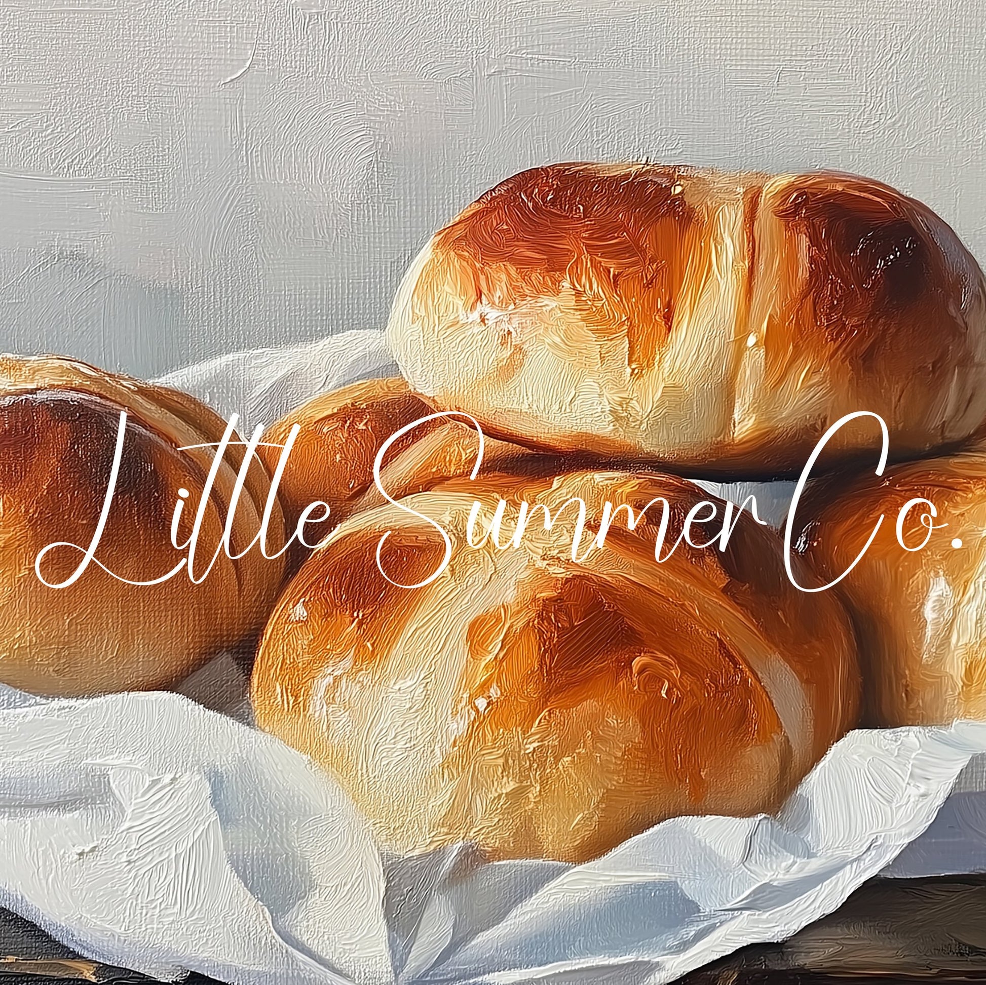 Hot Cross Buns Rest Frame TV Art displayed on a TV