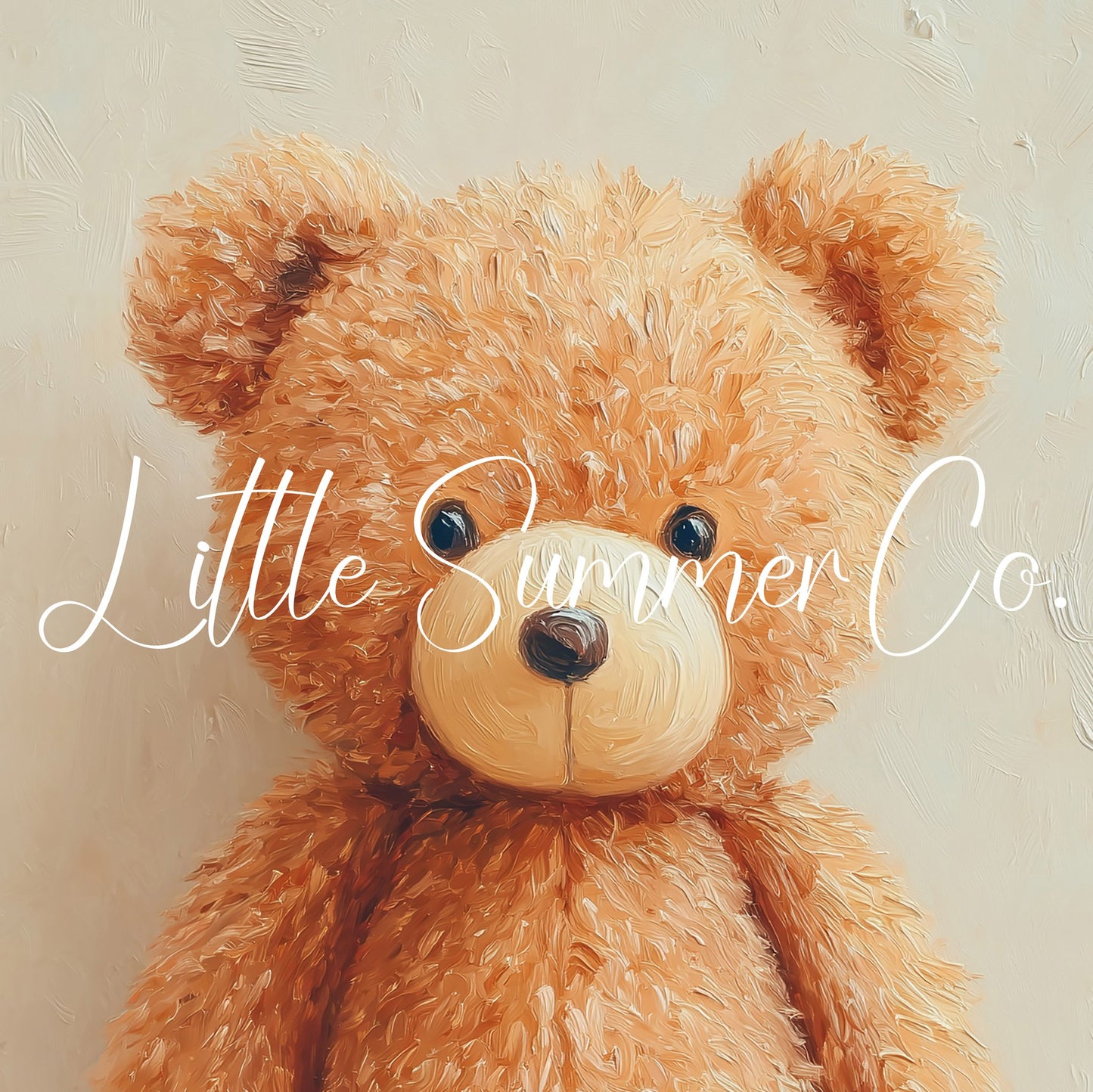 Teddy Bear Frame TV Art displayed on a TV