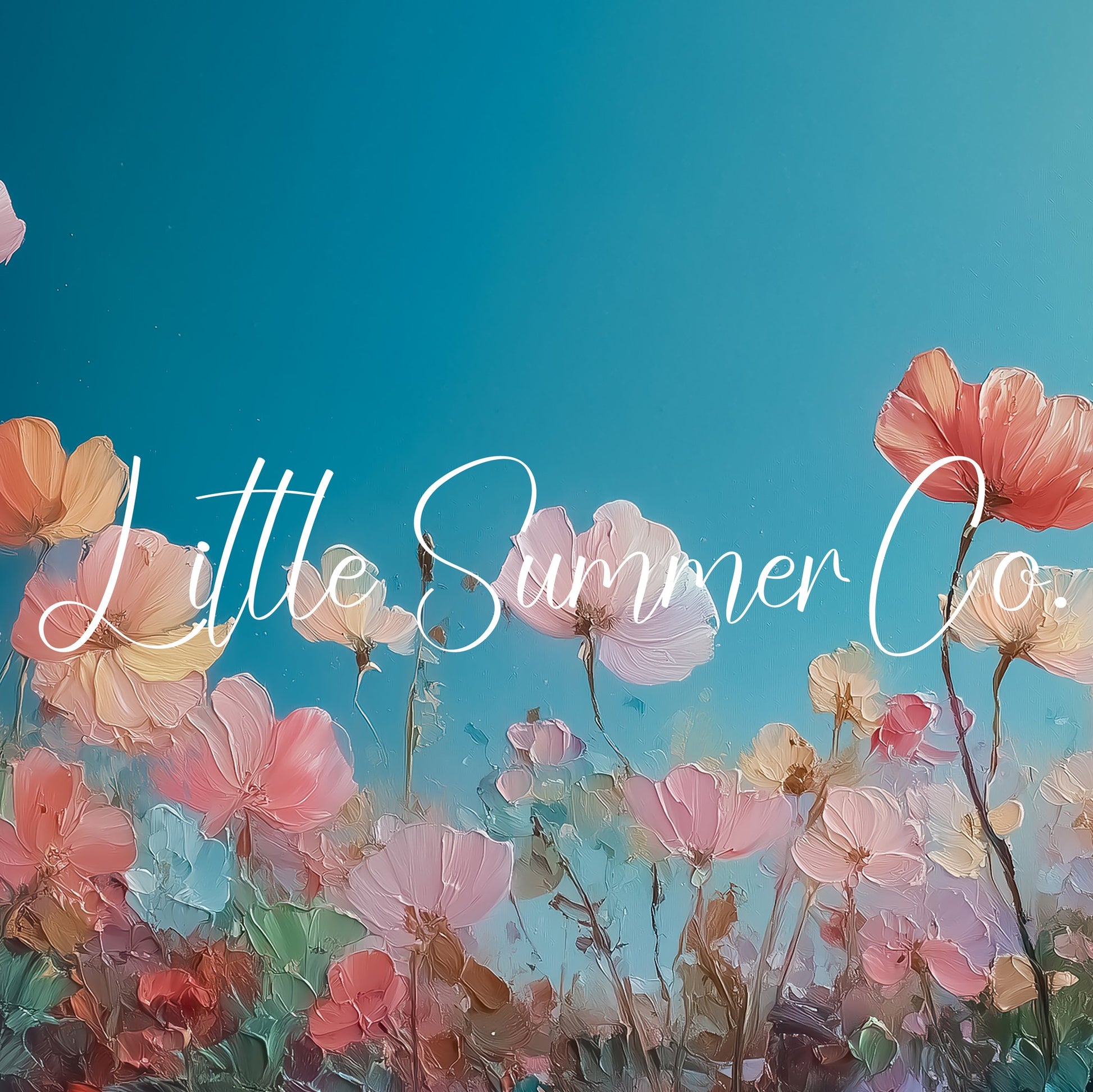 Pastel Wildflowers Frame TV Art displayed on a TV