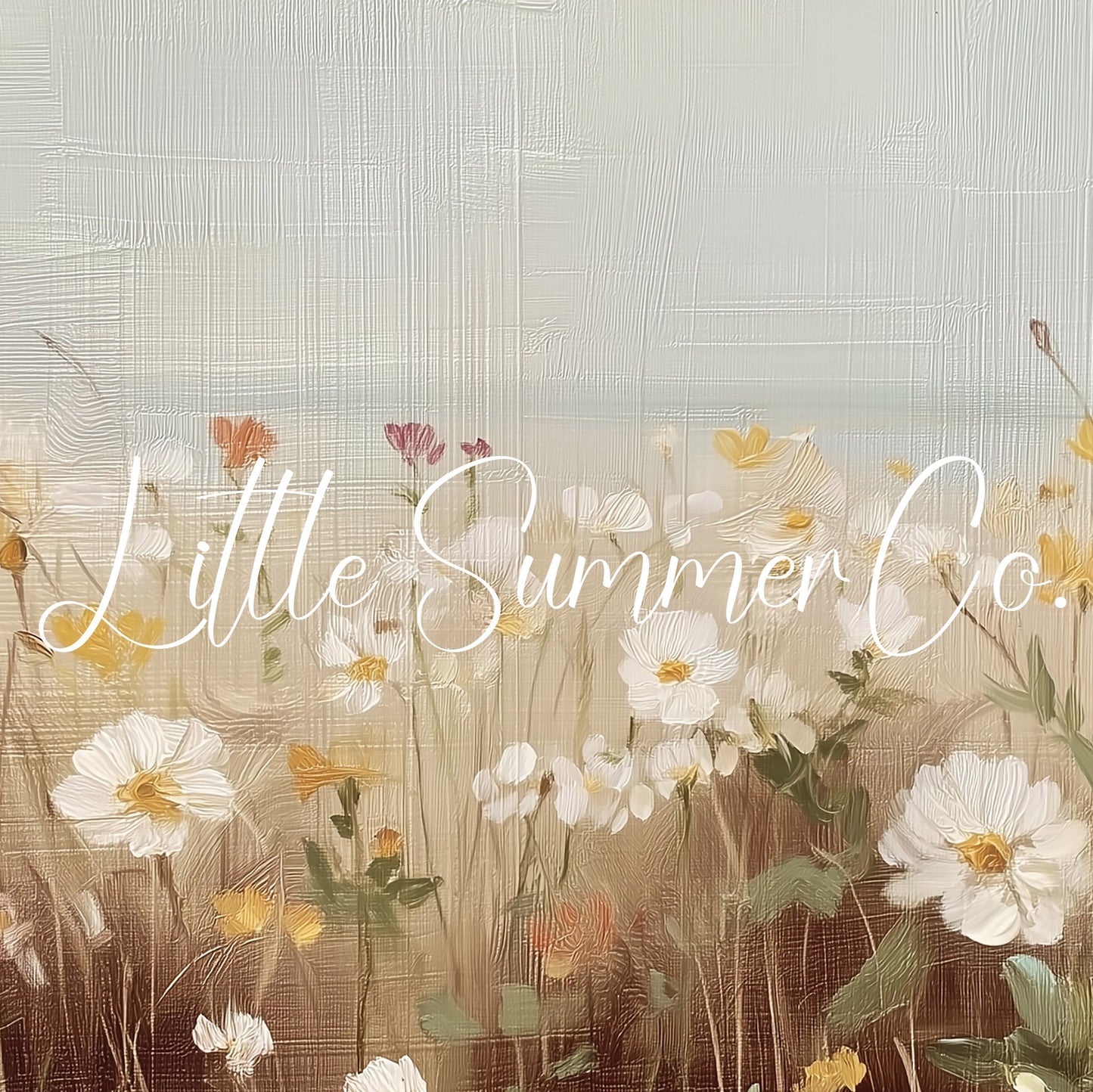 Wildflower Field Frame TV Art displayed on a TV