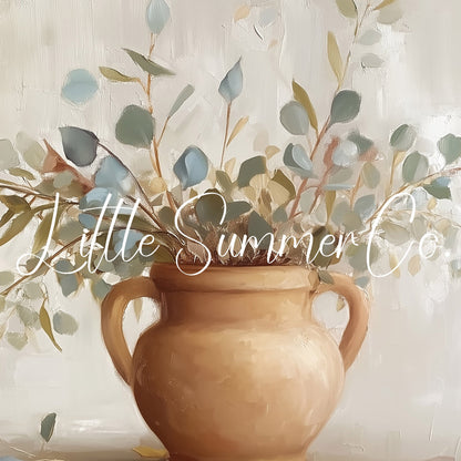 Branches In Vase Frame TV Art displayed on a TV
