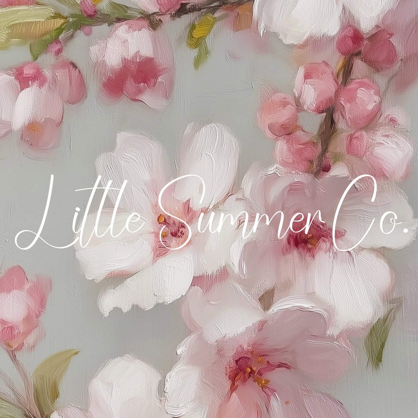 Pink Cherry Blossom Branches Frame TV Art displayed on a TV